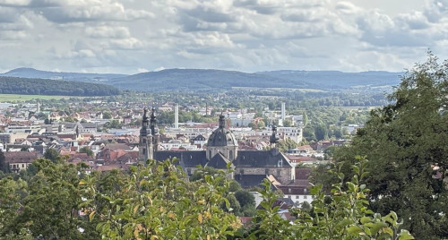 Blick über Fulda mit dem Dom